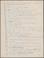 Vaszary János (1899-1963) cím nélküli, három felvonásos színdarabjának kézirata végig magyar nyelven...