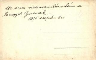 1915 Az orosz visszavonulás után a lengyel falvak, romok a pusztítás után / WWI military, Polish vil...