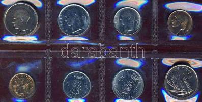 Belgium 1978-81. 4db forgalmi szett klf évszámokkal 50c-10Fr 2x 4klf pénz flamand és francia nyelven...