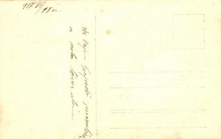 1917 SMS Orjen osztrák-magyar haditengerészet Tátra osztályú rombolója, matrózok pucolják a torpedót...