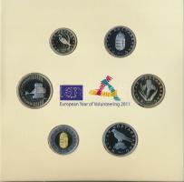 2011. 5Ft-200Ft (6xklf) forgalmi sor szettben + 3000Ft Ag "Az Európai Unió Tanácsának magyar el...