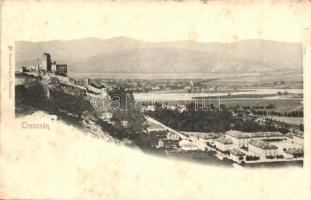 Trencsén, Trencín; látkép, vár. Gansel Lipót 38. sz. / general view, castle (fl)