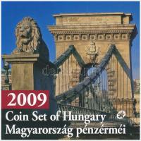 2009. 5Ft-200Ft (6xklf) dísztokos forgalmi szett Lánchíd + 2010. 5Ft-200Ft (6xklf) forgalmi sor szettben T:BU