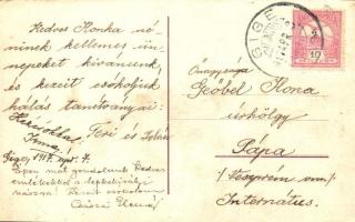 Gige, Református templom, Tóth János vegyeskereskedése a Polgárhoz (EK)