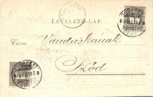 1899 A m. kir. budapesti I. honvéd gyalogezred zenekara decemberben. D. Bachó István; Szabó fivérek ...