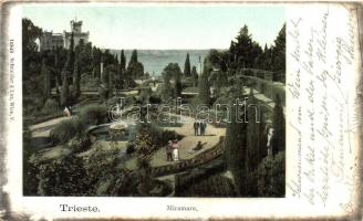 Trieste, Castello Miramare / castle park. Schneider & Lux