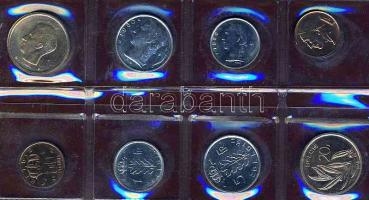 Belgium 1979-80. 2db forgalmi szett klf évszámmal 50c-10Fr 2x 4klf pénz flamand és francia nyelven T...