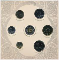 2007. 1Ft-100Ft (8xklf) forgalmi sor, benne 50Ft "50 éves a Római Szerződés" + 1Ft-100Ft (...