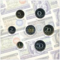 2006. 1Ft-100Ft (7xklf) "1956-os forradalom" forgalmi sor karton dísztokban + 2006. 1Ft-10...