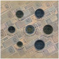 2002. 1-100Ft (7xklf) forgalmi sor szettben + 2002. 100Ft "Kossuth"  + 2003. 1Ft-100Ft (7x...