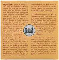 2009. 5Ft-200Ft "Haydn" (6xklf) forgalmi érme sor + "Joseph Haydn" Ag emlékérem ...