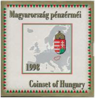 1998. 50f-200Ft (10xklf) forgalmi sor dísztokban + 1998. 100Ft alpakka 1848-1849. Szabadságharc 150. évfordulójára T:BU patina Adamo FO31