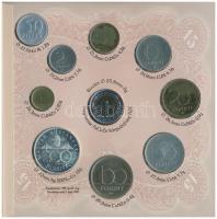 1998. 50f-200Ft (10xklf) forgalmi sor dísztokban + 1998. 100Ft alpakka "1848-1849. Szabadsághar...