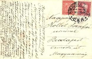 Rimaszombat, Rimavska Sobota; Masaryk tér, Heksch Bertalan, Seidner Árpád, Róth L. és Bródy üzlete /...