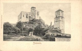 Trencsén, Trencín; várrom / Schlossruine / castle ruins