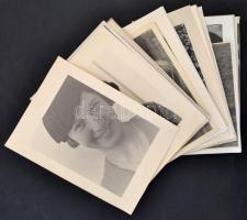 cca 1930 Kis fotógyűjtemény: portrék, gyermekfotók, szociofotók vegyesen, összesen 57 db, 17,5×23 cm...
