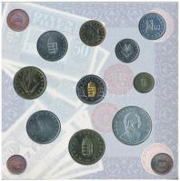 1997. 50f-200Ft (10xklf) forgalmi sor, benne 200Ft Ag "Deák", karton díszcsomagolásban T:B...