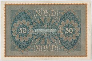 Német Birodalom 1919. 50M T:III
German Empire 1919. 50 Mark C:F
Krause 66