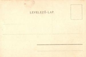 Faragó Géza, Erkölcseink képeslap sorozat 6. A szegény bűnös és az előkelő fogoly. Posner / Hungaria...