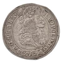 1684K-B 15kr Ag "I. Lipót" Körmöcbánya (6,35g) T:2 ph. / Hungary 1684K-B 15 Kreuzer Ag "Leopold I" Kremnitz (6,35g) C:XF edge error Huszár: 1425., Unger II.: 1060.a