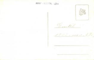 1938 Léva, Levice; bevonulás virágokkal díszített automobilokkal / entry of the Hungarian troops, au...