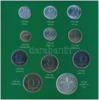 1995. 10f-200Ft (11xklf) forgalmi sor dísztokban, benne 200Ft Ag "Deák", "Magyarorszá...