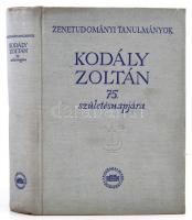 Szabolcsi, Bence; Bartha, Dénes [szerk.]: Zenetudományi tanulmányok Kodály Zoltán 75. születésnapjára - Budapest, 1957, Akadémiai