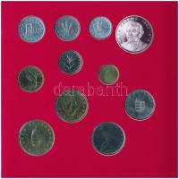 1994. 10f-200Ft (11xklf) forgalmi sor dísztokban, közte 1994. 200Ft Ag "Deák", "Magya...