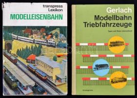 2 db német könyv a vasútmodellezésről sok illusztrációval / 2 German books about train-modelling