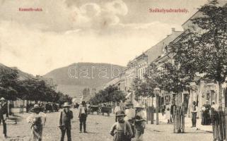 Székelyudvarhely, Odorheiu Secuiesc; Kossuth utca. Sterba Ödön kiadása / street view / Strassenbild