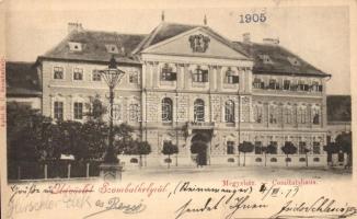 1899 Szombathely, Megyeház. Apfel H. C. kiadása (EK)