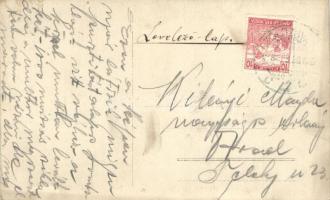 1918 Kolozsvár, Cluj; 4 db eredeti ritka fotó képeslap a sziklaomlás utáni romokkal / 4 original rar...