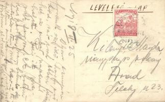 1918 Kolozsvár, Cluj; 4 db eredeti ritka fotó képeslap a sziklaomlás utáni romokkal / 4 original rar...