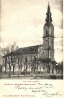 Kunszentmárton, Római katolikus templom. Sáray Albert felvétele, Wolf Mór kiadása