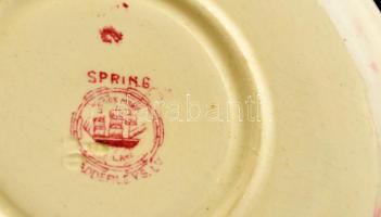 Spring levonóképes mokkás csésze és alj párban ( 2db)m apró máz hibával