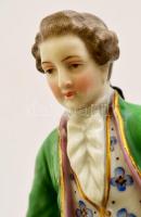 Royal Vienna (Alt Wien) figura, kézzel festett, jelzett, restaurált, m:16 cm / Royal Vienna (Alt Wie...