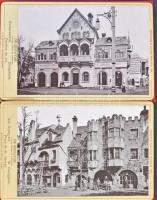 1896 Budapest, Ezredéves Kiállítási Emlék. Ős Budavár - leporellofüzet 12 képpel / Memorial leporell...