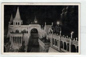 Budapest, a megvilágított Halászbástya (1941)