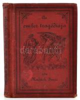 Madách Imre: Az ember tragédiája. Drámai költemény. Ötödik népies kiadás. Bp., é.n., Athenaeum. Kissé kopottas egészvászon-kötésben