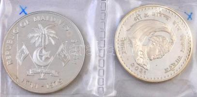 "NEMZETKÖZI GYERMEKÉV" ezüst fémpénz gyűjtemény érmetartó albumba rendezve: Bolívia 1979. ...