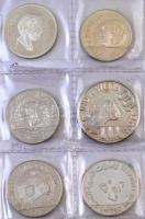 "NEMZETKÖZI GYERMEKÉV" ezüst fémpénz gyűjtemény érmetartó albumba rendezve: Bolívia 1979. ...