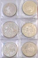 "NEMZETKÖZI GYERMEKÉV" ezüst fémpénz gyűjtemény érmetartó albumba rendezve: Bolívia 1979. ...