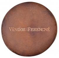 Kiss Nagy András (1930-1997) 1973- "Apáczai Csere János díj" egyoldalas Br plakett eredeti...