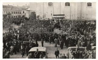 1938 Rimaszombat, Rimavska Sobota; bevonulás / entry of the Hungarian troops