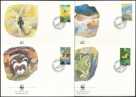 WWF: Animals set + 4 FDC WWF: Állatok sor + 4 FDC