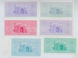 Üzbegisztán 1992 (1993). 1S + 5S (2x) + 10S + 25S + 100S T:I,I-
Uzbekistan 1992 (1993). 1 Sum + 5 S...