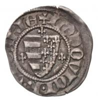 1358-1371. Denár Ag "I. Lajos" (0,58g) T:2 kis patina / Hungary 1358-1371. Denar Ag "...