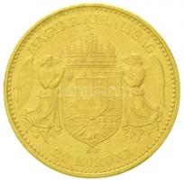 1897KB 20K Au "Ferenc József" Körmöcbánya (6,78g/0.900) T:2 kis ph. / 
Hungary 1897KB 20 ...