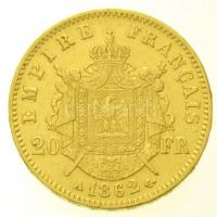 Franciaország / Második Császárság 1862A 20Fr Au "III. Napóleon" (6,45g/0.900) T:2,2- kis ...
