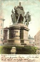 Pozsony, Pressburg, Bratislava; Mária Terézia szobor / Maria Theresia Monument / Maria Theresa statue. Heliocolorkarte von Ottmar Zieher (EK)